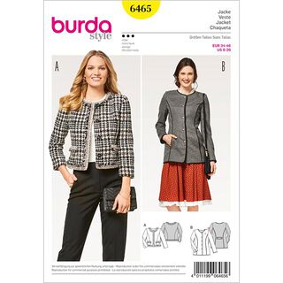 Jacka | Blazer, Burda 6465 | 34 - 46, 