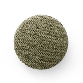 Klädd knapp, Bi-stretch Gabardin – oliv, 