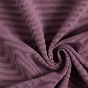 Ottoman-ribbad jersey enfärgad – aubergine, 