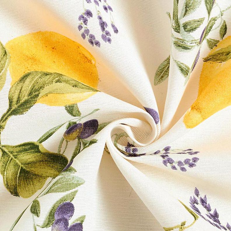 Dekorationstyg Canvas Citroner – gul,  image number 3