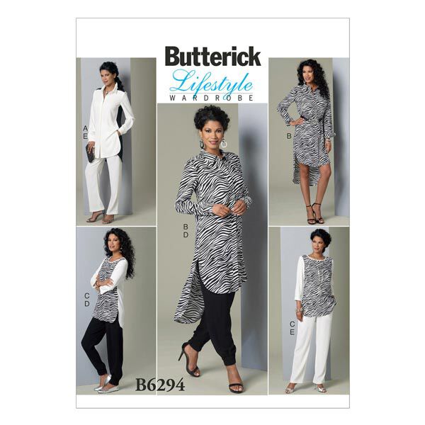 Tunika|Byxor, Butterick 6294|34 - 42, image number 1