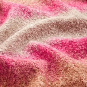 Rocktyg Stickad Bouclé färggradient – cashew/pink, 