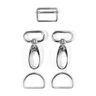 Väskor Tillbehör Set [ 5-delar | 25 mm] – silver metallic,  thumbnail number 2