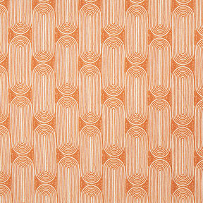 Dekorationstyg Halvpanama valv – terracotta/natur, 