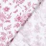Viskostyg Blommor och fjärilar – vit/druva,  thumbnail number 4