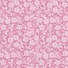 Bomullspoplin tvåfärgade blommor – gammalt rosa/rose,  thumbnail number 1