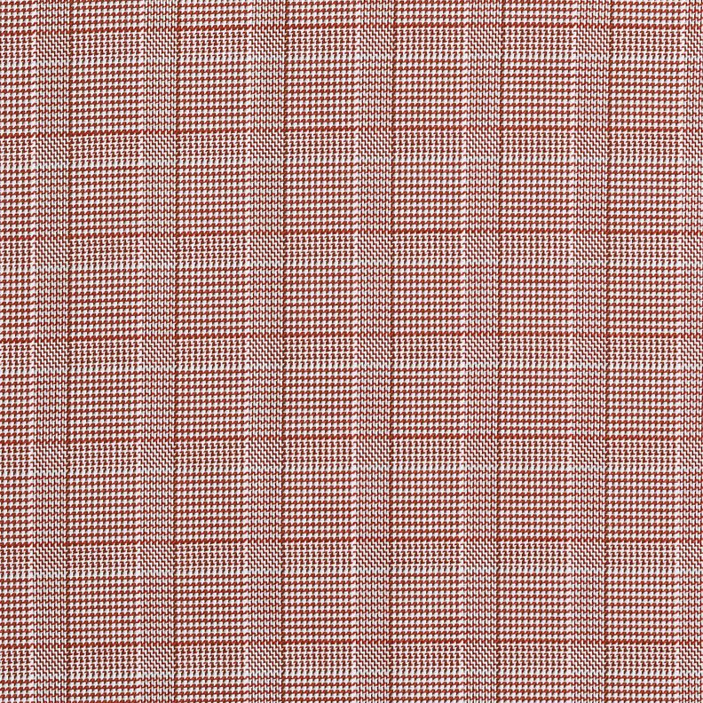 bomulsmix glencheck – vit/burgunder,  image number 1
