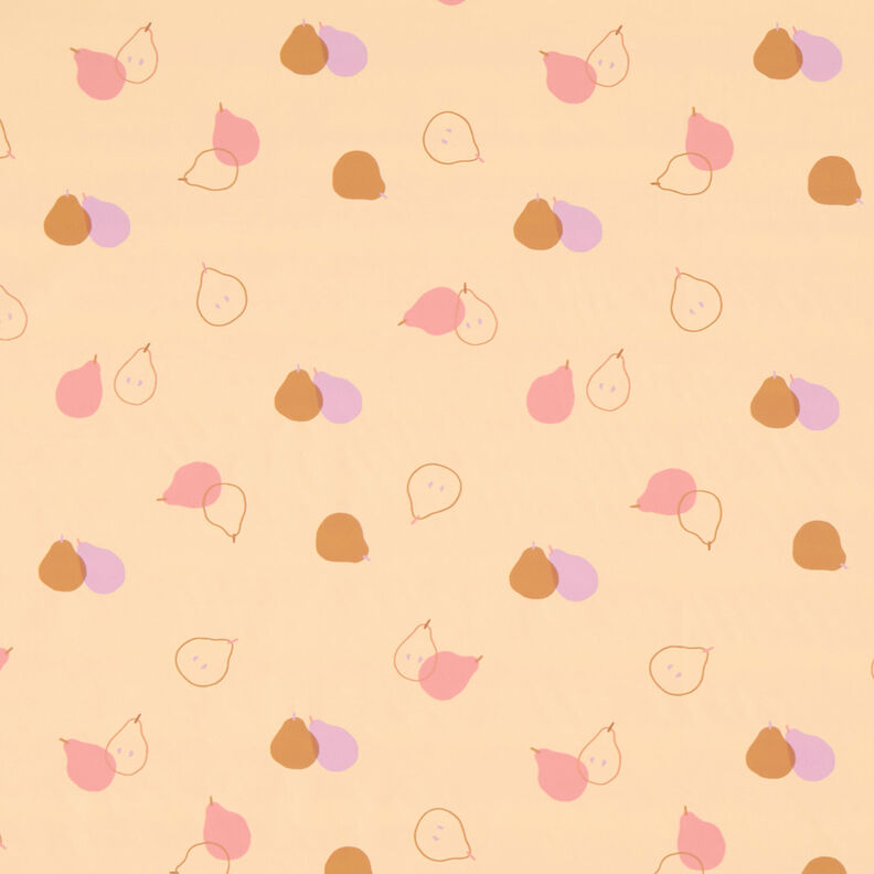 Regnjackstyg Päron – beige,  image number 1