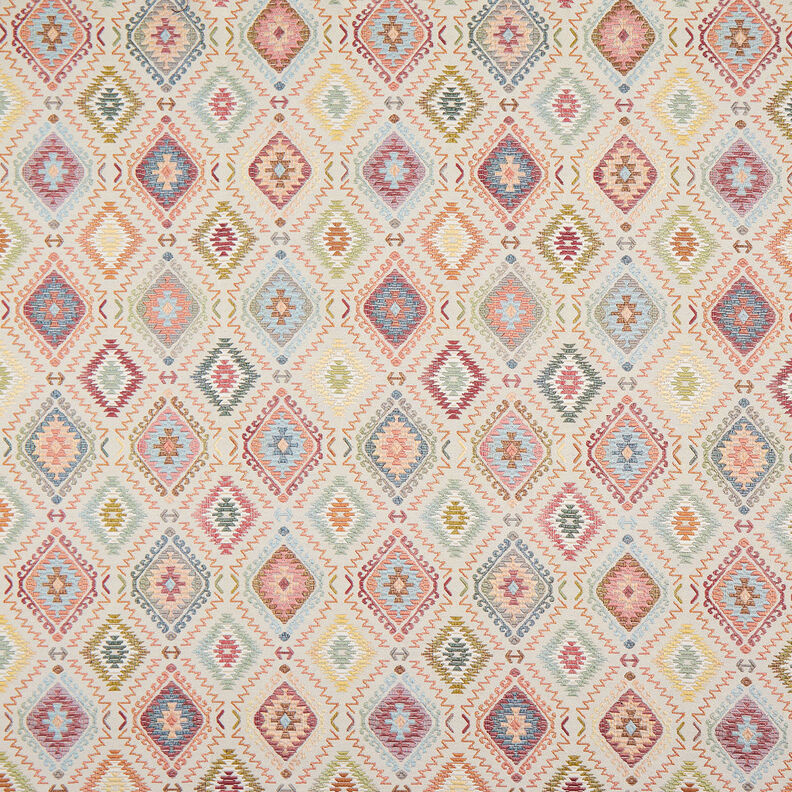 Dekorationstyg Jacquard Indisk matta – ljusbeige,  image number 1