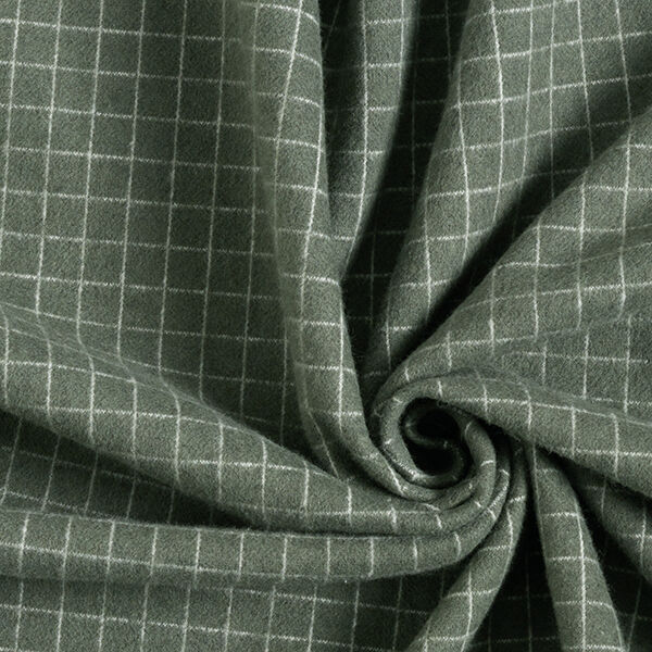 Stickad jacquard uppruggad rutnät – grått, image number 4