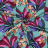 Viskostyg stretch Spring Garden | Nerida Hansen – aquablått/bordeauxrött,  thumbnail number 3