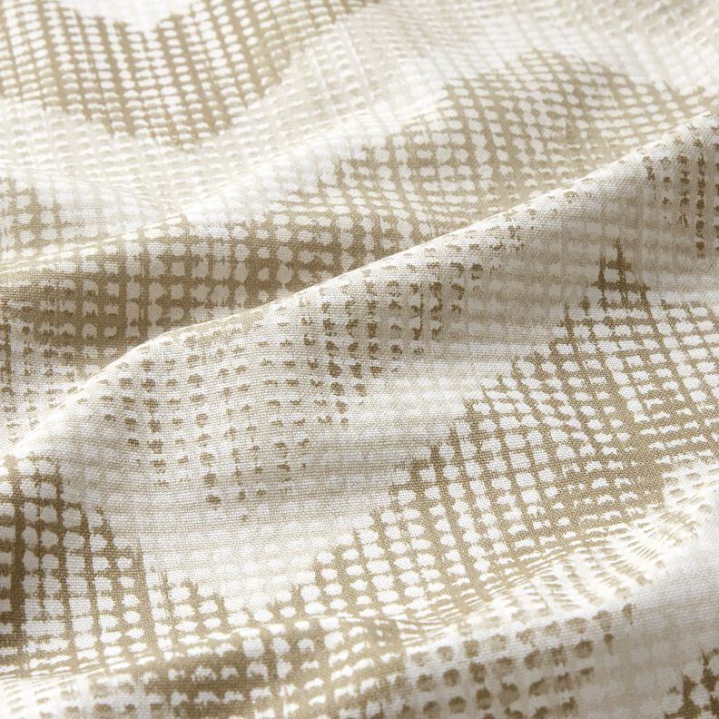 Dekorationstyg Halvpanama chevron – natur/dyn, image number 2