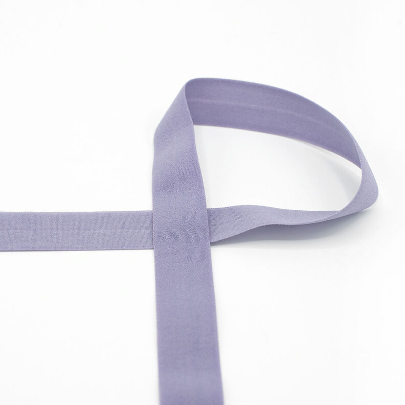 Elastiskt kantband (vikt resår) matt [20 mm] – fläder,  image number 1