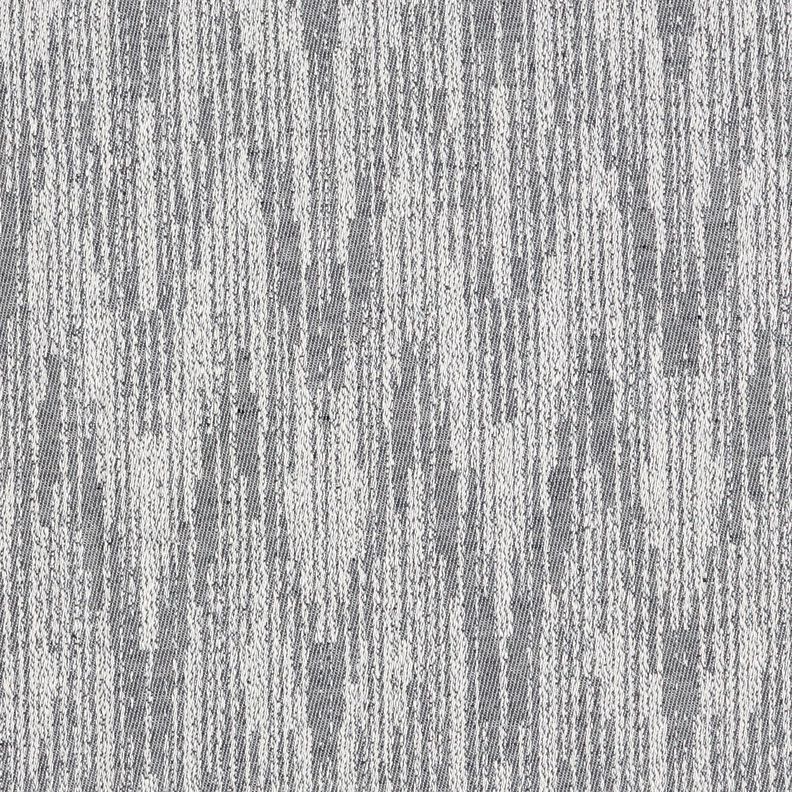 Dekorationstyg Jacquard abstrakt väv återvunnen – grå, image number 1
