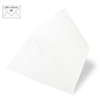 Kuvert B6 – vit, 