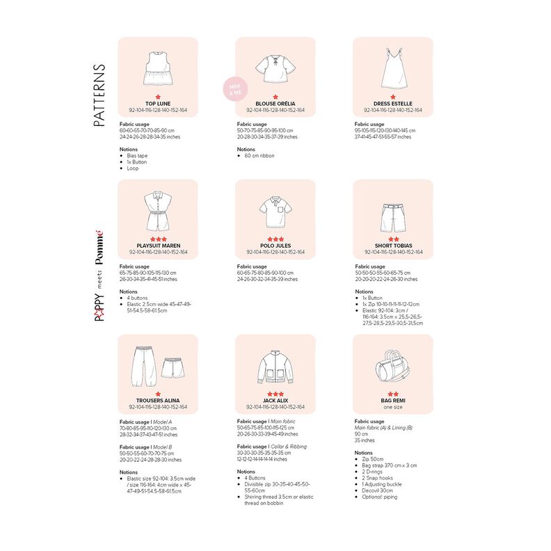 Poppy Tidning 26 | Poppy Fabrics &ndash; kr&auml;m,  image number 3