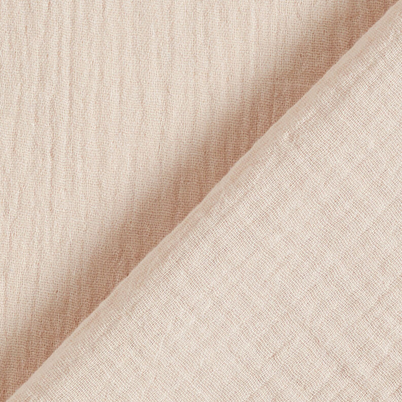 Muslin/Dubbel-krinkelväv – ljusbeige,  image number 4