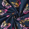 Bomullsjersey Fjärilar | Glitzerpüppi – nattblå/pink,  thumbnail number 3