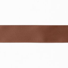 Satinband [25 mm] – mellanbrunt, 