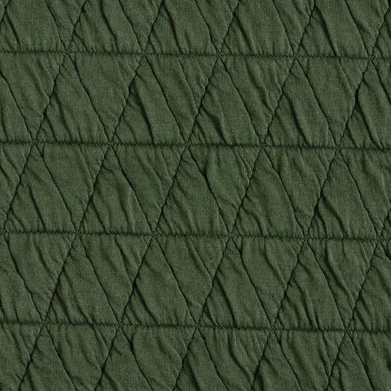 Quiltad jersey romber – mörkgrön,  image number 1
