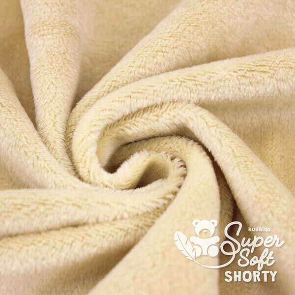 Plysch SuperSoft SHORTY [ 1 x 0,75 m | 1,5 mm ] - beige | Kullaloo,  image number 4