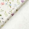 Ribbad jersey akvarell blomsteräng – elfenbensvit,  thumbnail number 4