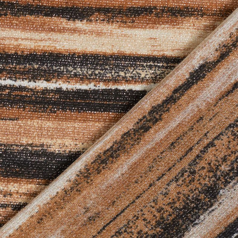 Jersey glitter suddiga r&auml;nder &ndash; brun/svart | Stuvbit 70cm,  image number 5