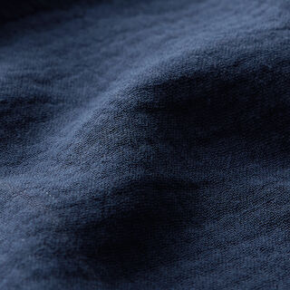 Muslin/Dubbel-krinkelväv – marinblått, 