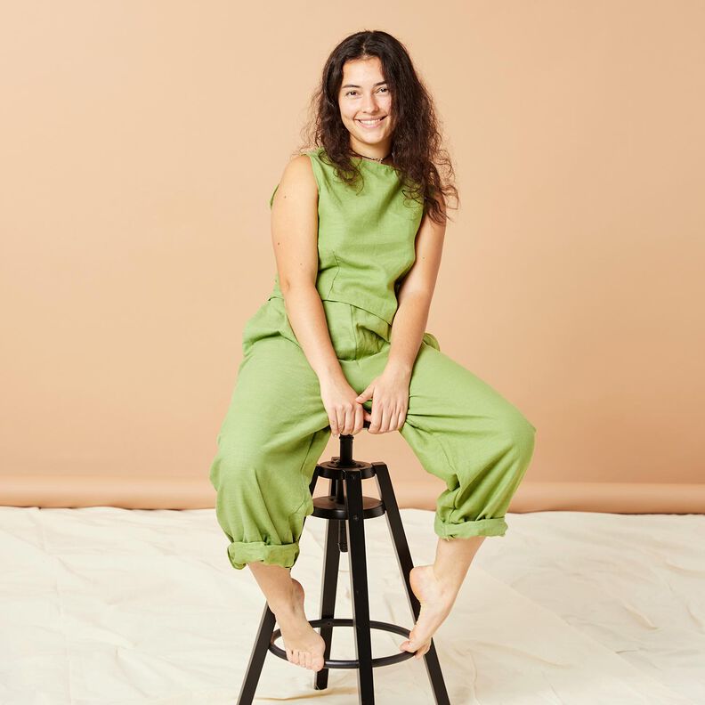 linnetyg ramie-mix medium – grangrön,  image number 5