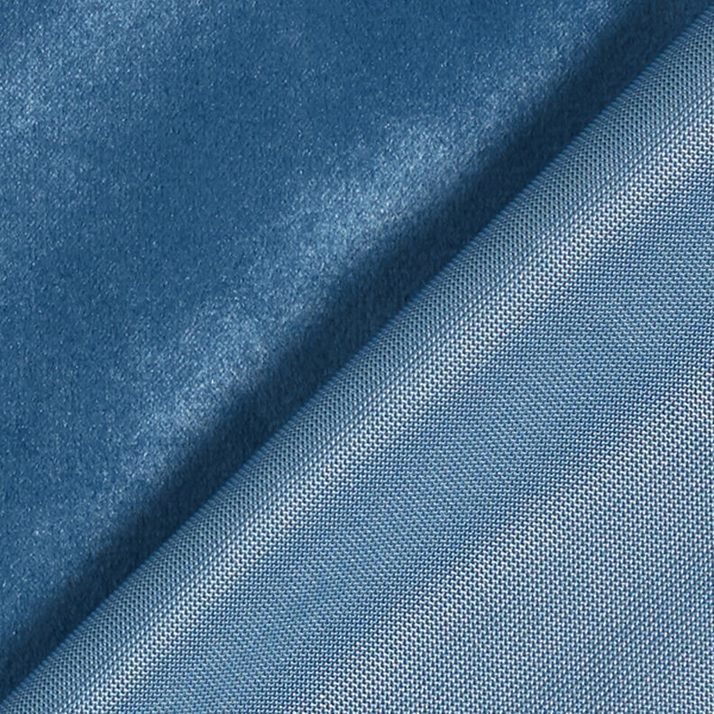 Dekorationstyg Sammet – blågrått,  image number 3