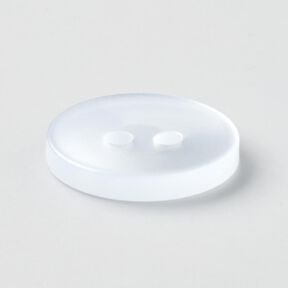 2-hålsknapp blank [Ø 15 mm] – vit, 