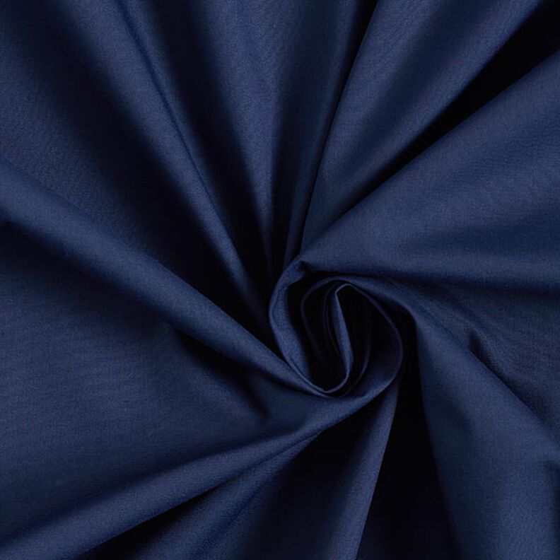 Polyester-bomullsblandning lättskött – marinblått,  image number 1