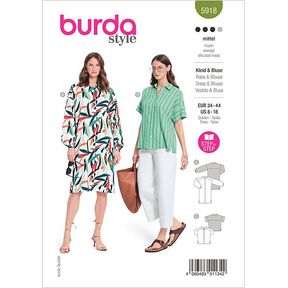 Klänning | Blus  | Burda 5918 | 34-44, 