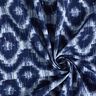 Bomullspoplin Diamanter & glitterdroppar – indigo/vit,  thumbnail number 3