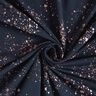 Bomullsjersey Guldspräcklig | Glitzerpüppi – svartblå/mörk gammelrosa,  thumbnail number 3
