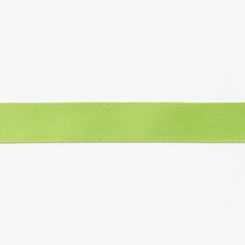 Satinband [15 mm] – äppelgrönt,  image number 1