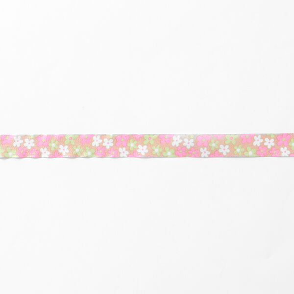 Satinband Blommor – pink/rosa,  image number 2
