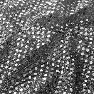 Paljettyg Små prickar – silver metallic, 