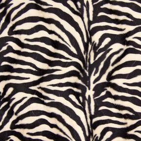 Djurfällsimitat zebra – kräm/svart, 