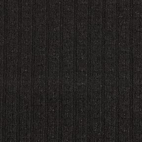Stickat tyg Ajour eleganta glitterremsor – svart, 