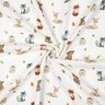 Muslin/Dubbel-krinkelväv skogsdjur Digitaltryck | Poppy Fabrics – vit/terracotta,  thumbnail number 3