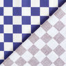 GOTS Bomullspoplin Schackrutigt färggradient | TCC x LOOKS by Wolfgang Joop – indigo/burgunder,  thumbnail number 6
