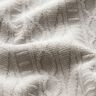 Jacquard Jersey bomullsmix dekorerade ränder – sidengrå,  thumbnail number 2