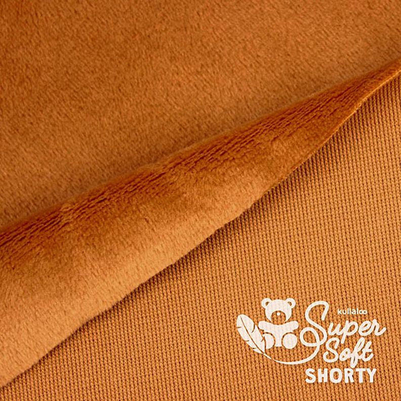 Plysch SuperSoft SHORTY [ 1 x 0,75 m | 1,5 mm ] - ljusbrun | Kullaloo,  image number 3