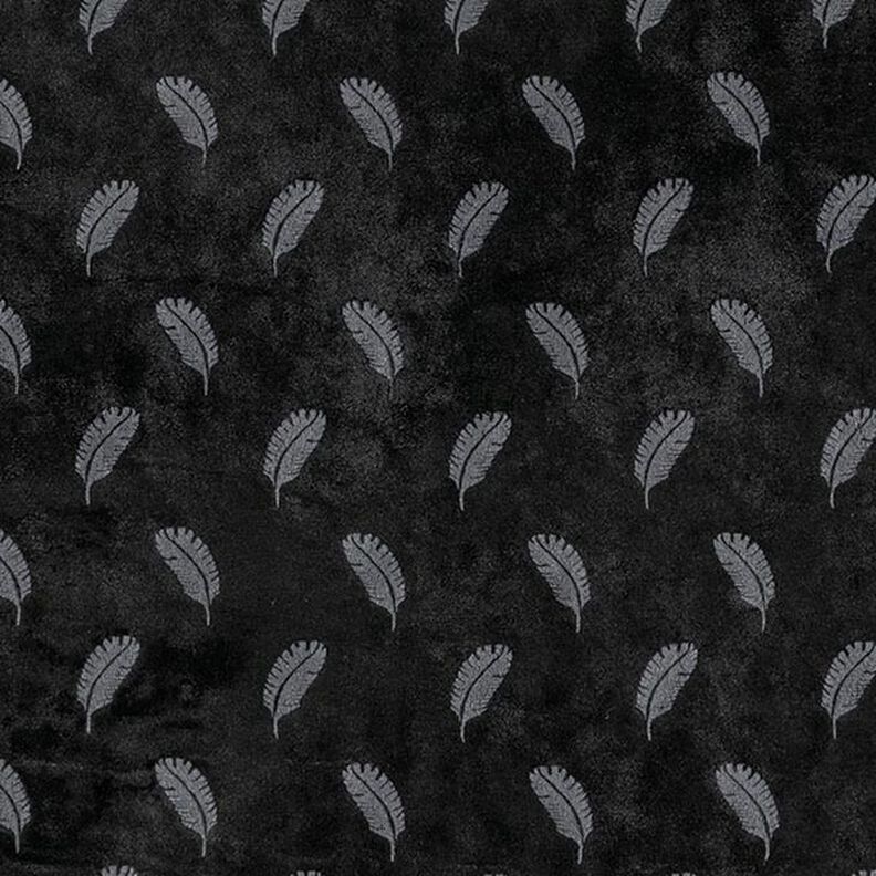 plysch fjädrar – svart,  image number 1