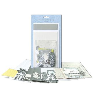 Kortpysselset Jul  – silver metallic, 