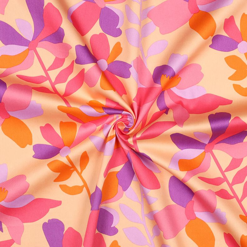 Bomullssatin Cloverdale | Nerida Hansen – apricot/pink,  image number 3