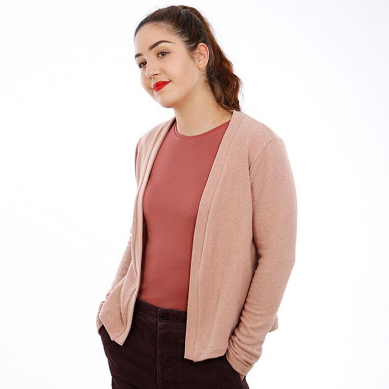 FRAU JACKY - cardigan med påsydda fickor, Studio Schnittreif | XS - XXL,  image number 10