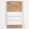 Elastiskt band [3 m | 20 mm] – vit,  thumbnail number 1