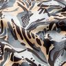 Crepesatin havsblommor – skiffergrått/beige,  thumbnail number 2